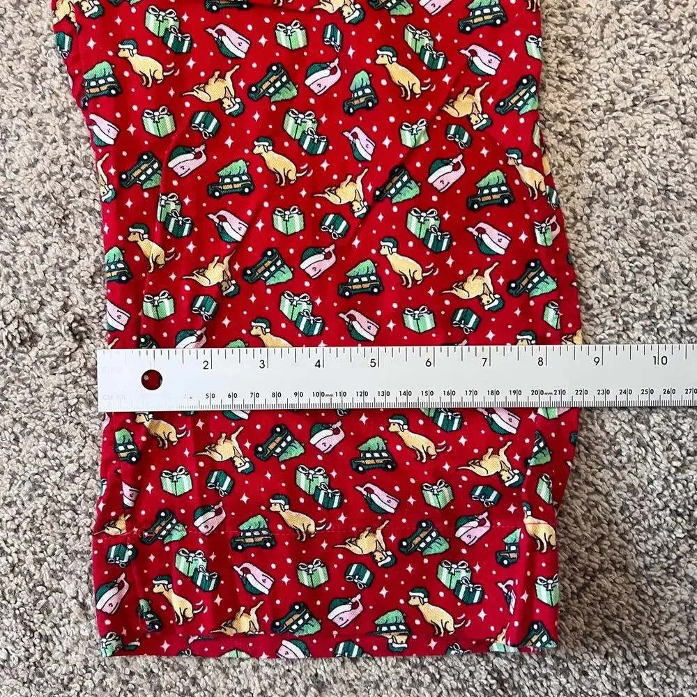 Vineyard Vines Mens L Preppy Coastal Old Money Christmas Dog Whale Pajama Pants